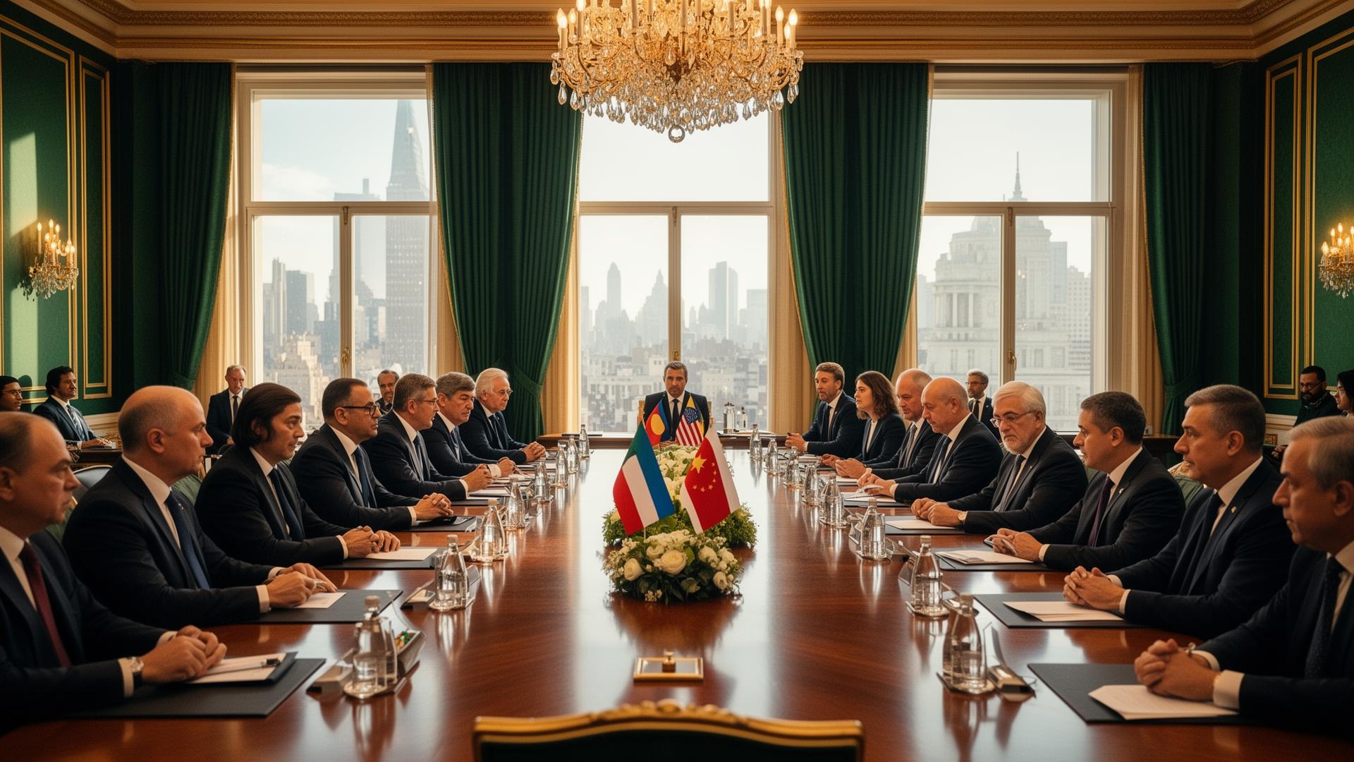 Reunião institucional com delegação internacional